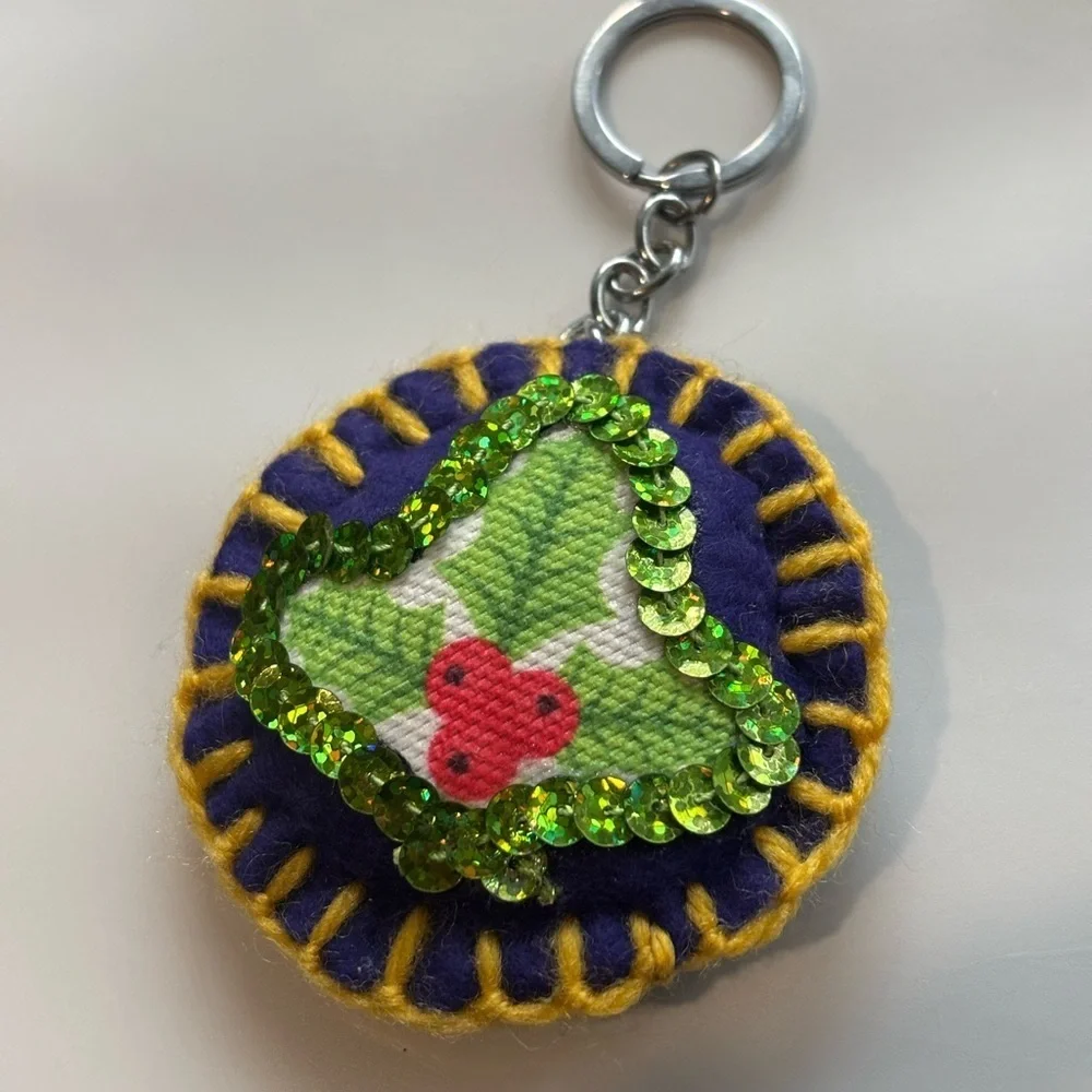 Colorful Sequin Keychain